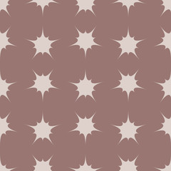 Abstract colored seamless pattern. Brown and beige textile print