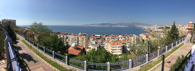 A view from Asansor to gulf  in Izmir