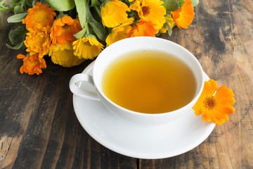 Marigold Tea , Calendula Officinalis