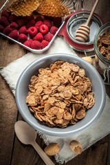 Bowl of cereals.