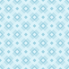 Checkered fabric background. Blue seamless pattern