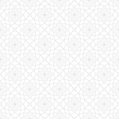 Fototapeta premium Arabic seamless patterns. Gray ornaments for textile and fabric