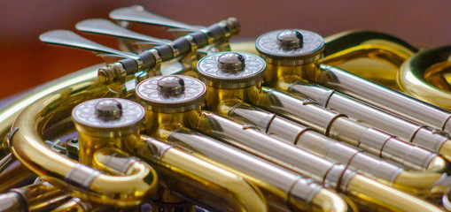 french horn detail