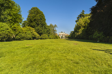 Arch of Peace in Sempione Park, Milan, Lombardy, Italy, 13-05-2017