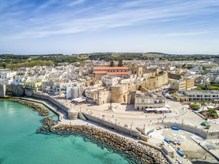 Otranto with Aragonese castle, Apulia, Italy