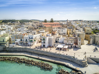 Otranto with Aragonese castle, Apulia, Italy