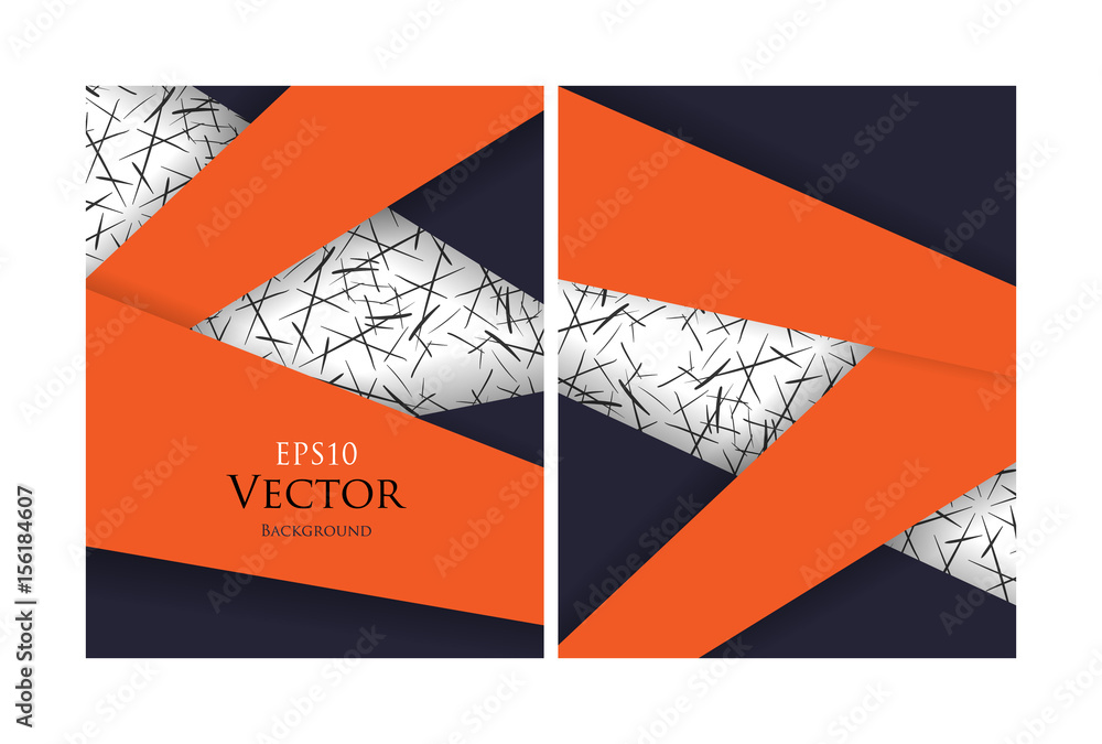 Poster vector brochures templates set. backgrounds with texture. elements for design. eps10