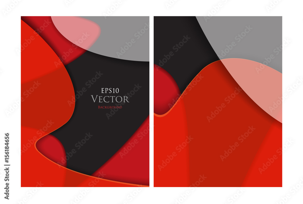 Poster vector brochures templates set. backgrounds with texture. elements for design. eps10