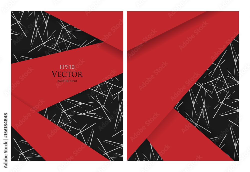 Poster vector brochures templates set. backgrounds with texture. elements for design. eps10