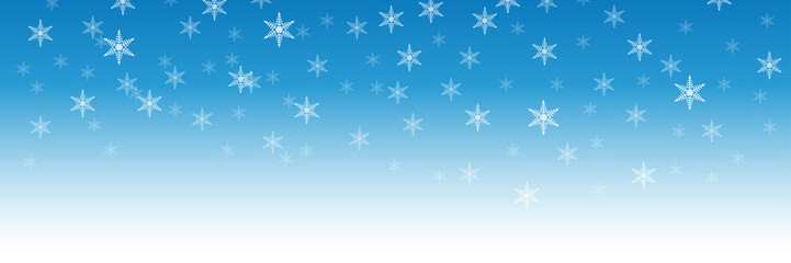 Abstract vector banner. Winter background with ice and snow