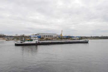 Fototapeta premium River ship