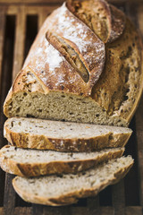 pain de campagne tranché 