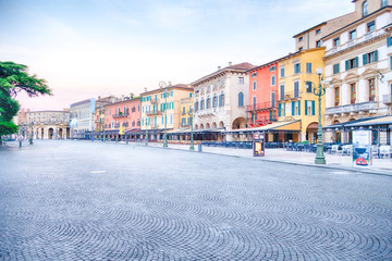 Fototapeta na wymiar Liston - Piazza Bra Verona