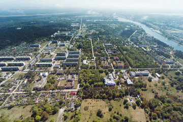 Liepaja city aerial view, Latvia.