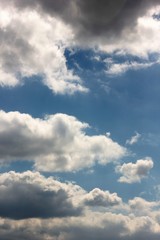Blue sky with cloud 