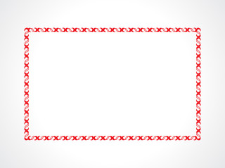 abstract artistic creative red border