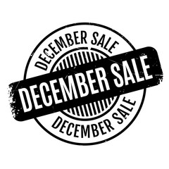 December Sale rubber stamp. Grunge design with dust scratches. Effects can be easily removed for a clean, crisp look. Color is easily changed.