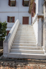 cement stairs