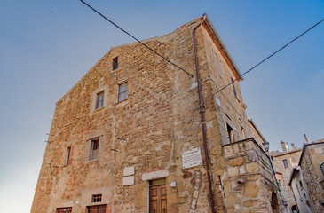 Panorama of the town of Pitigliano in tuscany, city of tuff Italy