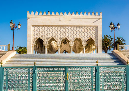 Mausoleum Of Mohammed V. In Rabat ,Morocco