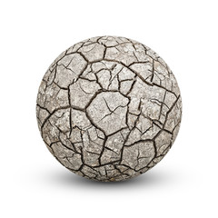 Obraz premium Texture cracked, dry the surface of the earth. Earth turned into a desert. Global warming, drought.