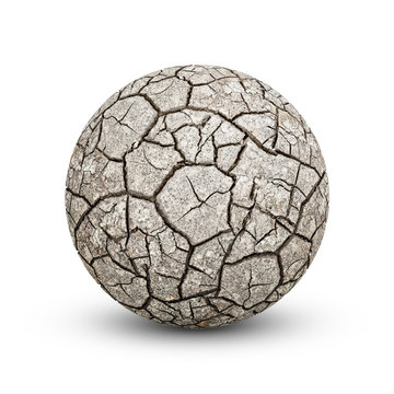 Fototapeta Texture cracked, dry the surface of the earth. Earth  turned into a desert. Global warming, drought.