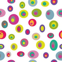 Vector background with color circles, wallpaper