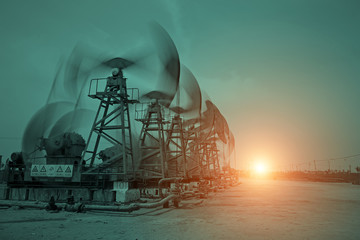 The oil pump, industrial equipment