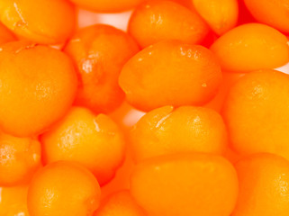 Red lentils as background. macro