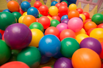 Colorful Plastic Toy Balls