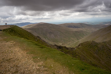 Summit of Helvellyn in the English Lake District