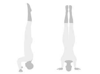 Vector - EPS 10 vector illustration of Yoga Pose