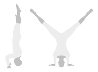 Vector - EPS 10 vector illustration of Yoga Pose