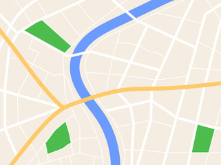 Map city vector 