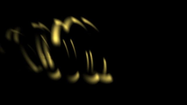 4k Rotation golden energy ring background,swirl cyclones wind particle,circle laser pusle,dust tunnels channels transmission.