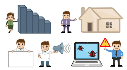 Business Advertisement Cartoon Graphics