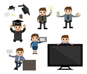 Educational and Technology Cartoon Graphics