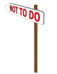 new Road sign wrong way chioce answer question not to do 