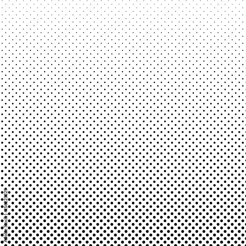 Poster Different dots vector pattern. White pattern