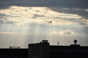 Silhouette Flughafen Tempelhof