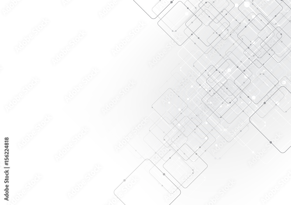 Aufkleber vector background abstract technology communication data science