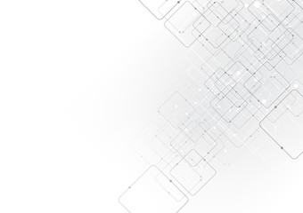 vector background abstract technology communication data Science