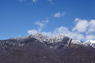 Fototapeta na wymiar Berge bei Quartino (Tessin, Schweiz)