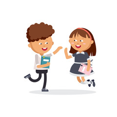 Vector illustration in cartoon style