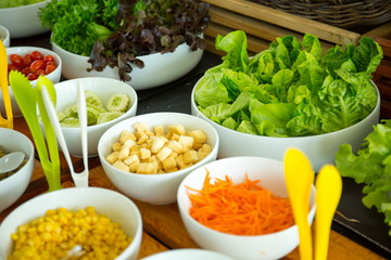 Fresh raw Vegetable mixed salad