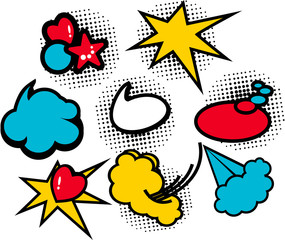 Set of speech bubble