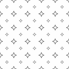 Abstract seamless pattern. Grey stars, modern stylish textures