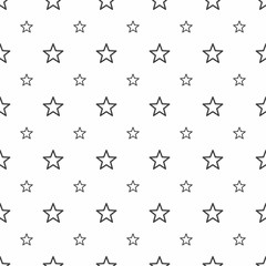 Abstract seamless pattern. Grey stars, modern stylish textures