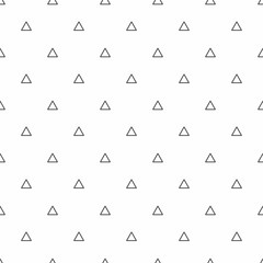 Abstract seamless pattern. Grey triangles, modern stylish textures