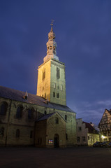 Obraz premium Beautiful Town in Germany Soest. Evening landscape.